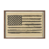 Stars & Stripes by Mercana Studio Hand Embelished Textured Framed Artwork Matted under Glass from Mercana - Luna Furniture