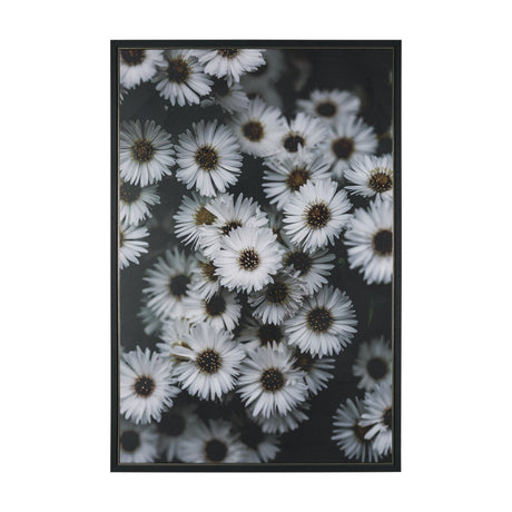 Tiny Flowers 3 by Mareike Bohmer Hand-Embellished Textured Framed Canvas Art Print from Mercana - Luna Furniture
