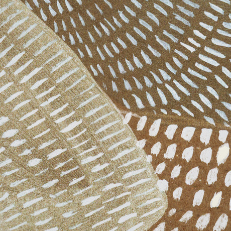 Mystic Patterns by Emma Peal Hand-Embellished Textured Framed Canvas Artwork from Mercana - Luna Furniture