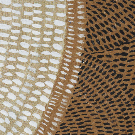 Mystic Patterns by Emma Peal Hand-Embellished Textured Framed Canvas Artwork from Mercana - Luna Furniture