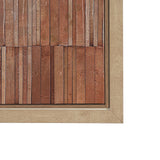 Terracotta Wall II by Flora Kouta Hand-Embellished Textured Framed Canvas Artwork from Mercana - Luna Furniture