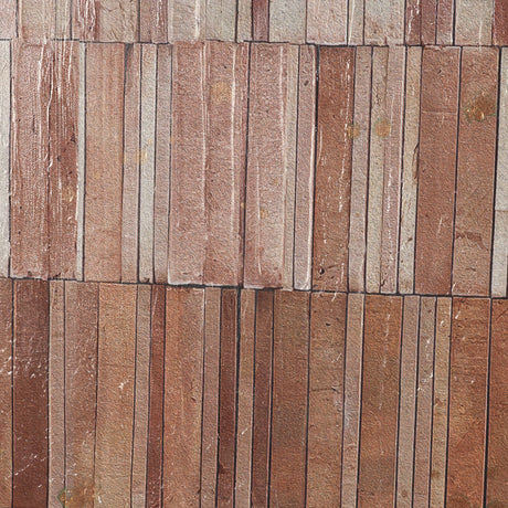 Terracotta Wall II by Flora Kouta Hand-Embellished Textured Framed Canvas Artwork from Mercana - Luna Furniture