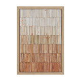Terracotta Wall III by Flora Kouta Hand-Embellished Textured Framed Canvas Artwork from Mercana - Luna Furniture