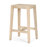 Colony Light Brown Solid Wood Counter Stool from Mercana - Luna Furniture