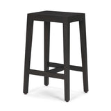 Colony Black-Brown Solid Wood Counter Stool from Mercana - Luna Furniture