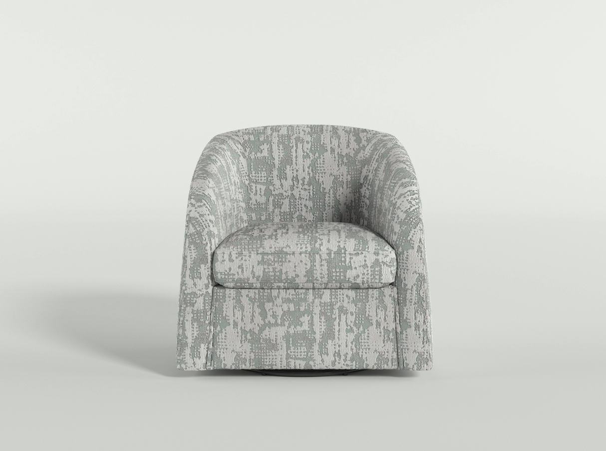 Dalton Green Jacquard Swivel Chair from Homelegance - Luna Furniture