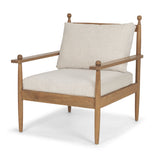 Danni Beige Fabric Beech Wood Framed Accent Lounge Chair from Mercana - Luna Furniture