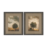 Memorable Sky (Set of 2) by Mercana Studio Hand Embelished Framed Artwork Matted under Glass from Mercana - Luna Furniture