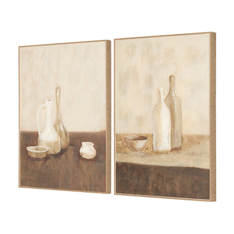 Bottled Perspective (Set of 2) by Mercana Studio Hand Embelished Framed Artwork Matted from Mercana - Luna Furniture