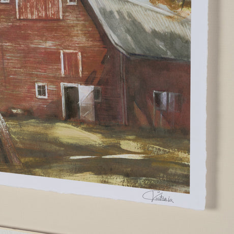 Day at the Farm II by Mercana Studio Hand Embelished Framed Artwork Matted under Glass from Mercana - Luna Furniture