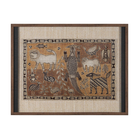 Jungle Harmony by Mercana Studio Hand Embelished Textured Framed Artwork Matted under Glass from Mercana - Luna Furniture