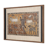 Jungle Harmony by Mercana Studio Hand Embelished Textured Framed Artwork Matted under Glass from Mercana - Luna Furniture