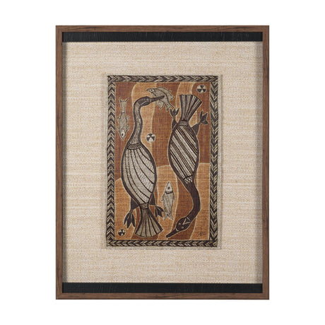 Mythical Jungle I by Mercana Studio Hand Embelished Textured Framed Artwork Matted under Glass from Mercana - Luna Furniture