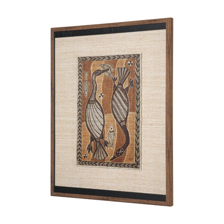 Mythical Jungle I by Mercana Studio Hand Embelished Textured Framed Artwork Matted under Glass from Mercana - Luna Furniture