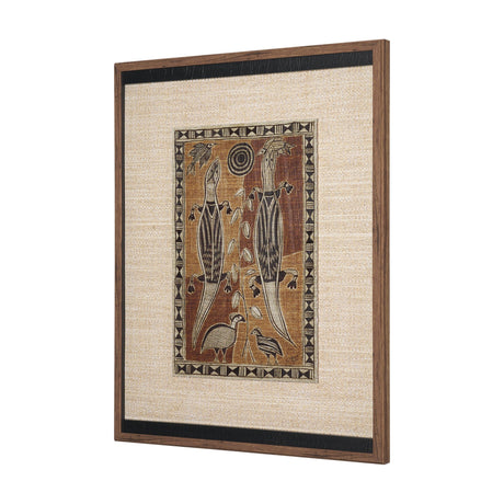 Mythical Jungle II by Mercana Studio Hand Embelished Textured Framed Artwork Matted under Glass from Mercana - Luna Furniture