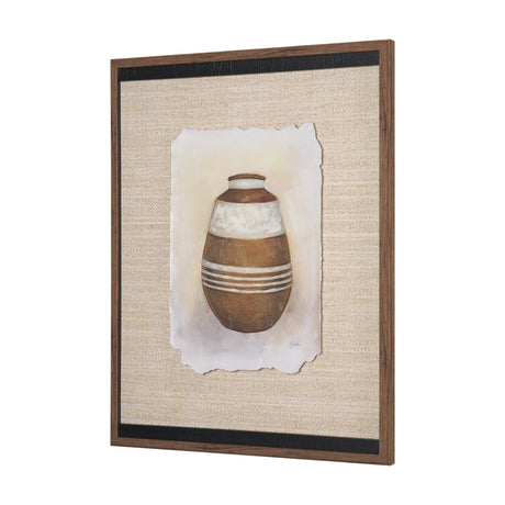 Peruvian Beginnings I by Mercana Studio Hand Embelished Textured Framed Artwork Matted under Glass from Mercana - Luna Furniture