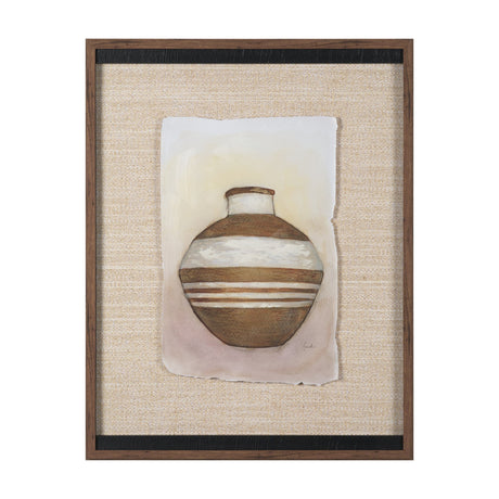 Peruvian Beginnings II by Mercana Studio Hand Embelished Textured Framed Artwork Matted under Glass from Mercana - Luna Furniture