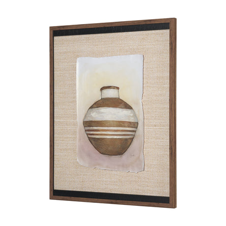 Peruvian Beginnings II by Mercana Studio Hand Embelished Textured Framed Artwork Matted under Glass from Mercana - Luna Furniture