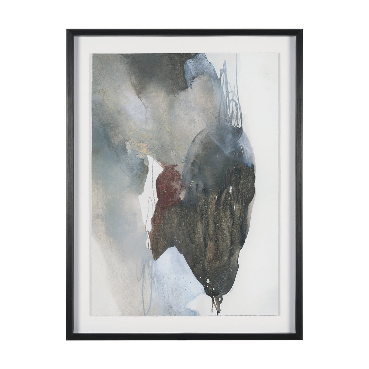 Ediface I by Ira Havuka Hand Embelished Textured Framed Artwork Matted under Glass from Mercana - Luna Furniture