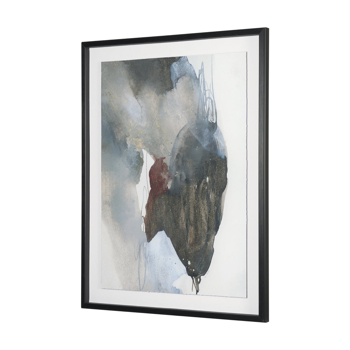 Ediface I by Ira Havuka Hand Embelished Textured Framed Artwork Matted under Glass from Mercana - Luna Furniture