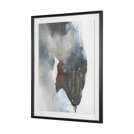 Ediface I by Ira Havuka Hand Embelished Textured Framed Artwork Matted under Glass from Mercana - Luna Furniture
