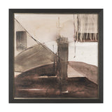 Quiet Constructs I by Mercana Studio Hand Embelished Textured Framed Artwork Matted from Mercana - Luna Furniture