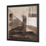 Quiet Constructs I by Mercana Studio Hand Embelished Textured Framed Artwork Matted from Mercana - Luna Furniture