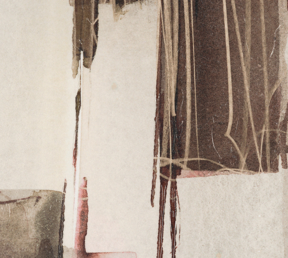 Quiet Constructs I by Mercana Studio Hand Embelished Textured Framed Artwork Matted from Mercana - Luna Furniture