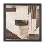 Quiet Constructs II by Mercana Studio Hand Embelished Textured Framed Artwork Matted from Mercana - Luna Furniture