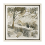 Deer Trail I by Mercana Studio Hand Embelished Textured Framed Artwork Matted under Glass from Mercana - Luna Furniture