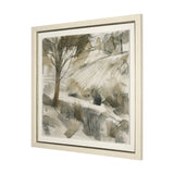 Deer Trail I by Mercana Studio Hand Embelished Textured Framed Artwork Matted under Glass from Mercana - Luna Furniture