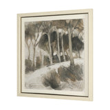 Deer Trail II by Mercana Studio Hand Embelished Textured Framed Artwork Matted under Glass from Mercana - Luna Furniture