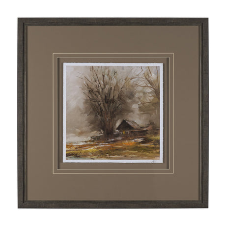 Autumn in the Village II by Mercana Studio Textured Framed Artwork Matted under Glass from Mercana - Luna Furniture
