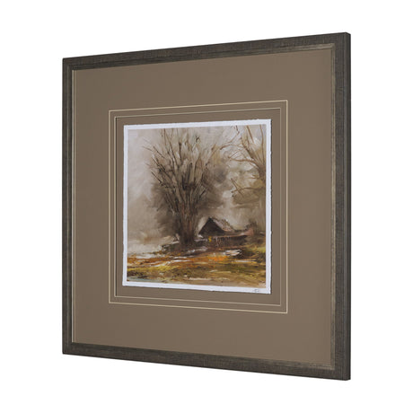 Autumn in the Village II by Mercana Studio Textured Framed Artwork Matted under Glass from Mercana - Luna Furniture