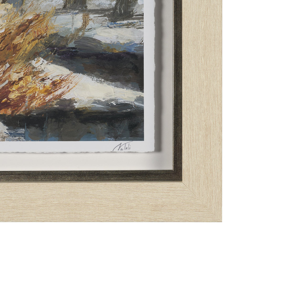 Winter Day I by Mercana Studio Hand Embelished Framed Artwork Matted under Glass from Mercana - Luna Furniture