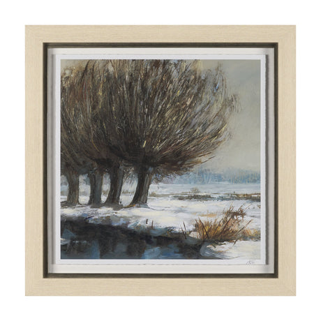 Winter Day II by Mercana Studio Hand Embelished Framed Artwork Matted under Glass from Mercana - Luna Furniture