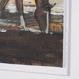 Equine Echoes I by Mercana Studio Hand Embelished Textured Framed Artwork Matted under Glass from Mercana - Luna Furniture