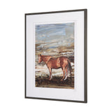 Equine Echoes II by Mercana Studio Hand Embelished Textured Framed Artwork Matted under Glass from Mercana - Luna Furniture