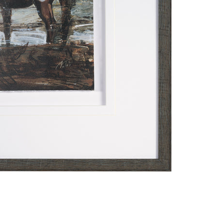 Equine Echoes III by Mercana Studio Hand Embelished Textured Framed Artwork Matted under Glass from Mercana - Luna Furniture