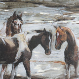 Equine Echoes III by Mercana Studio Hand Embelished Textured Framed Artwork Matted under Glass from Mercana - Luna Furniture