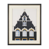 Discerning Domicile by Irene Sucocki Framed Art Print Matted under Glass from Mercana - Luna Furniture