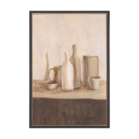 Bottled Perspective II by Mercana Studio Hand-Embellished Textured Framed Canvas Artwork from Mercana - Luna Furniture