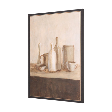 Bottled Perspective II by Mercana Studio Hand-Embellished Textured Framed Canvas Artwork from Mercana - Luna Furniture