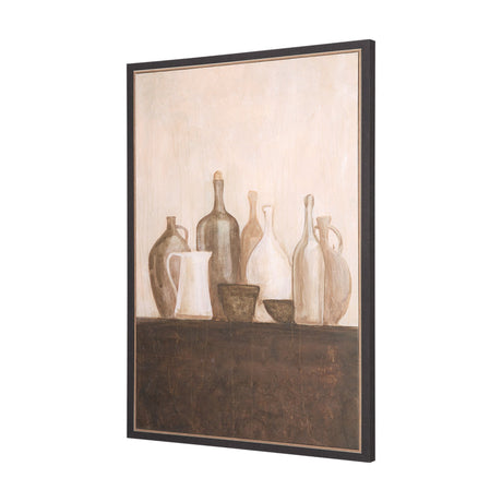 Bottled Perspective III by Mercana Studio Hand-Embellished Textured Framed Canvas Artwork from Mercana - Luna Furniture