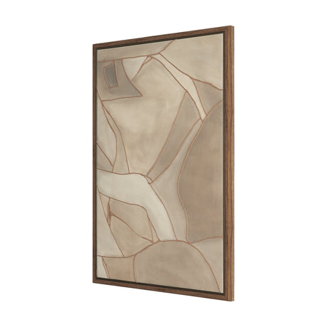 Field Patchwork I by Mercana Studio Handmade Original Framed Canvas Artwork from Mercana - Luna Furniture