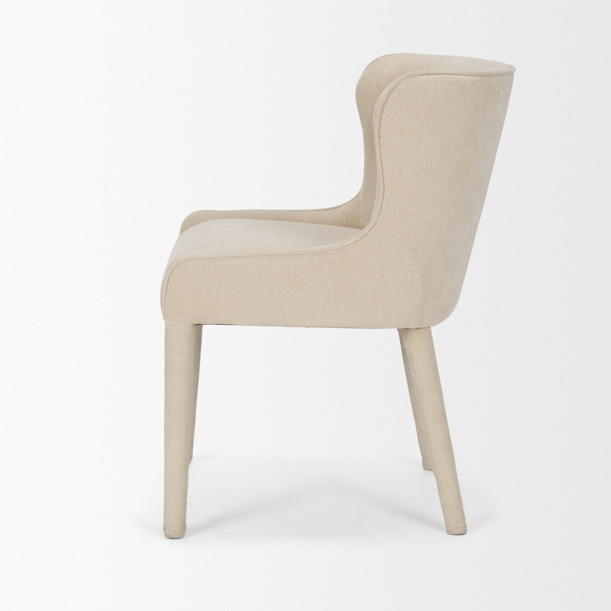 Nolan Slope Cream Chenille Dining Chair, Set of 2 from Mercana - Luna Furniture
