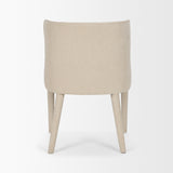Nolan Slope Cream Chenille Dining Chair, Set of 2 from Mercana - Luna Furniture