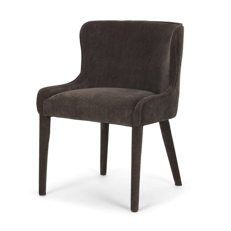 Nolan Slope Charcoal Chenille Dining Chair, Set of 2 from Mercana - Luna Furniture