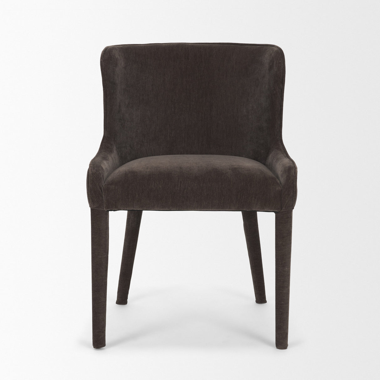 Nolan Slope Charcoal Chenille Dining Chair, Set of 2 from Mercana - Luna Furniture