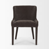 Nolan Slope Charcoal Chenille Dining Chair, Set of 2 from Mercana - Luna Furniture
